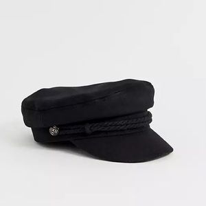 Black Baker Boy Hat